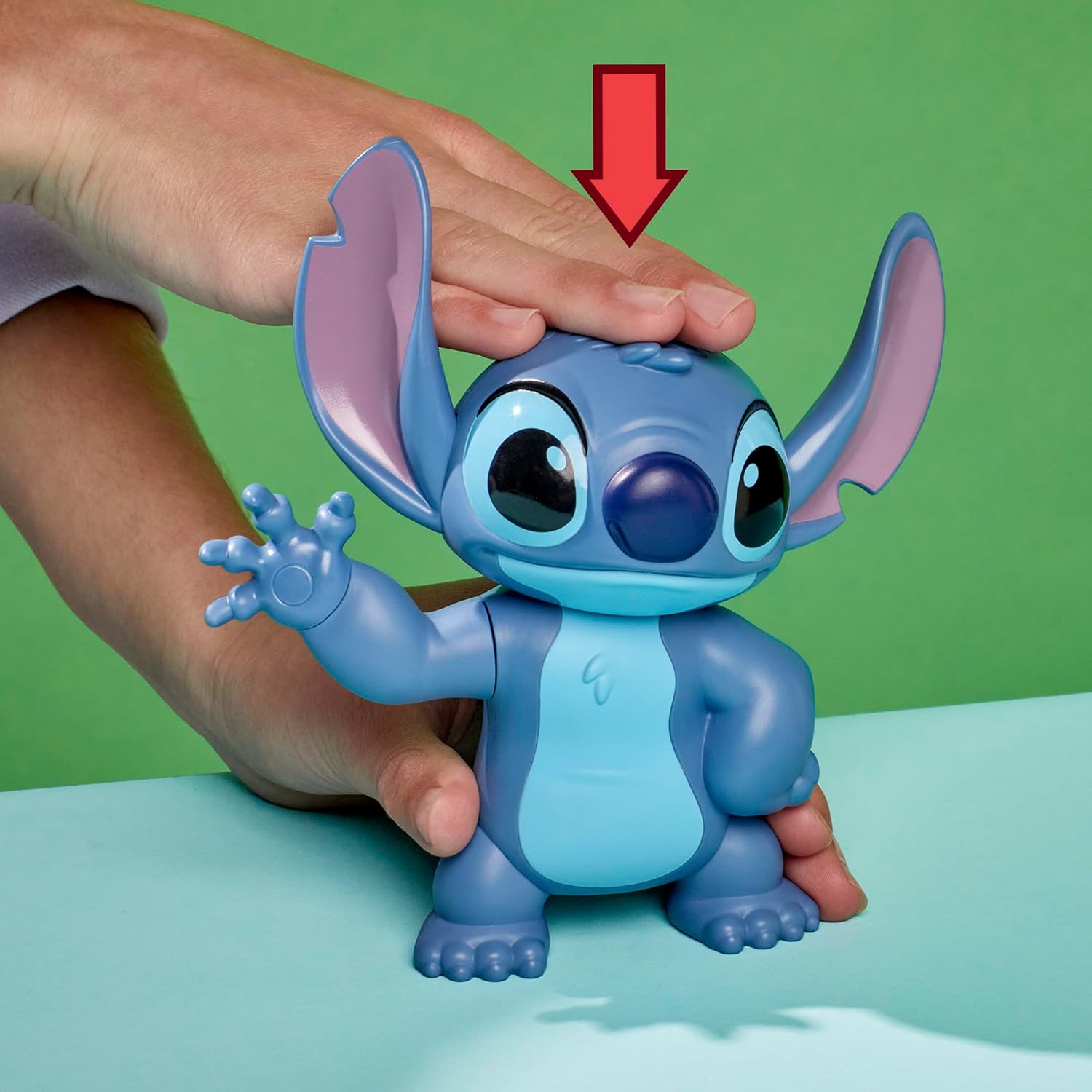 Bop It! Disney Stitch Electronic Interactive Sequence Game with Stitch Voice, Fast Party and Family Game for Kids, Teens and Adults, Solo or Multiplayer Game, Travel Toy
