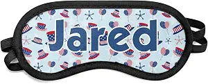 YouCustomizeIt Personalized Patriotic Celebration Sleeping Eye Mask - Small