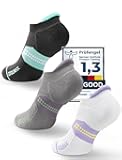 Juclise Coolmax Bamboo Viscose Compression Running No Show Sock Women, Wicking Cushioned AntiBlister Walking Breathable