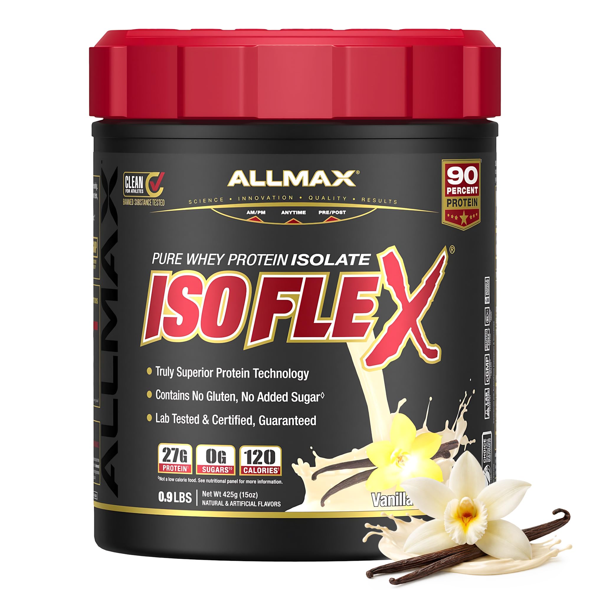 ALLMAX ISOFLEX Pure Whey Isolate Protein Powder
