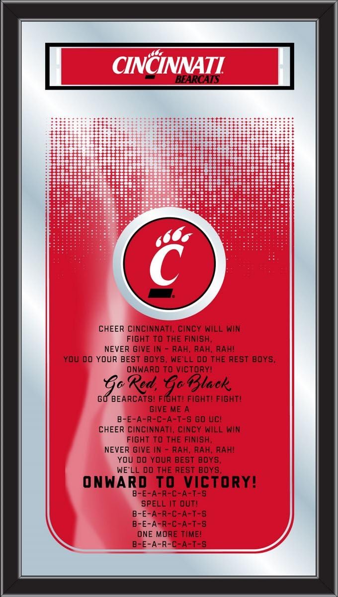 Holland Bar Stool Co. Cincinnati Bearcats Fight Song Mirror (26" x 15")