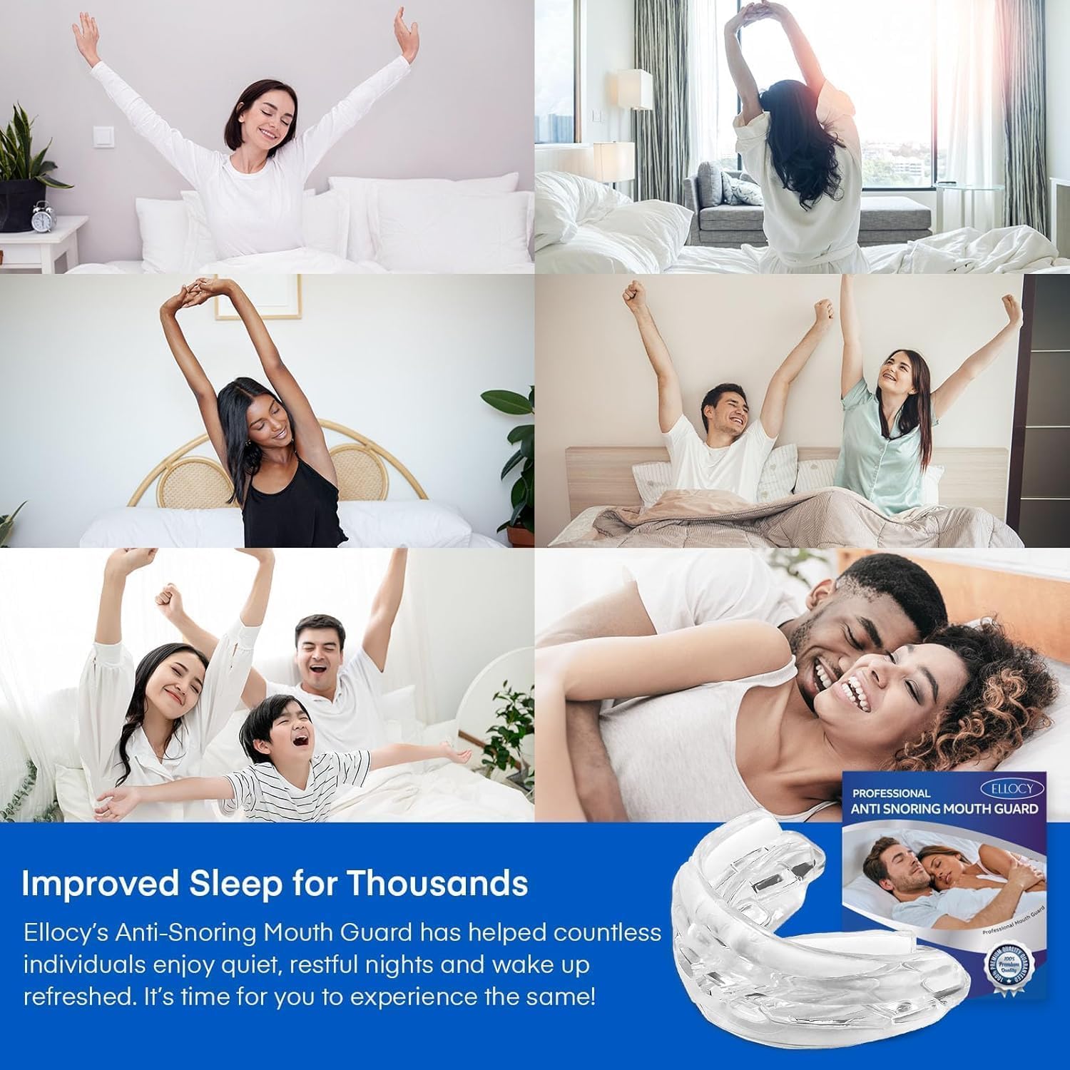 Anti Snoring Devices Mouth Guard: Snore Guard Anti-snoring Device - Snoring Solution- No Moldable and Easy to Fit — view 5