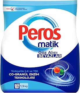 Peros Toz Çamaşır Deterjanı Göz Alıcı Beyazlar 1500 G