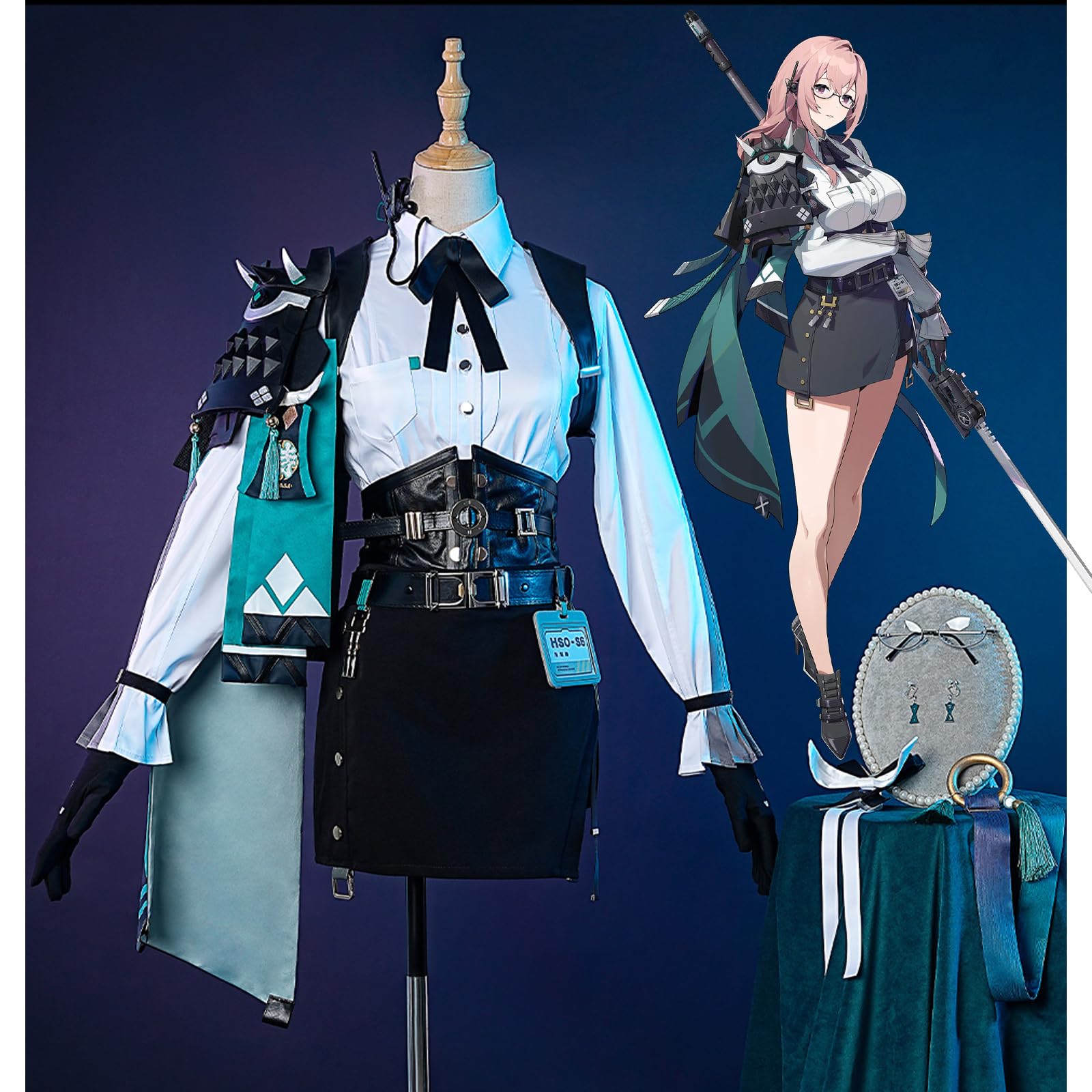 Amazon.co.jp: [Plazhen] ゼンレスゾーンゼロ 月城柳 コスプレ衣装 全