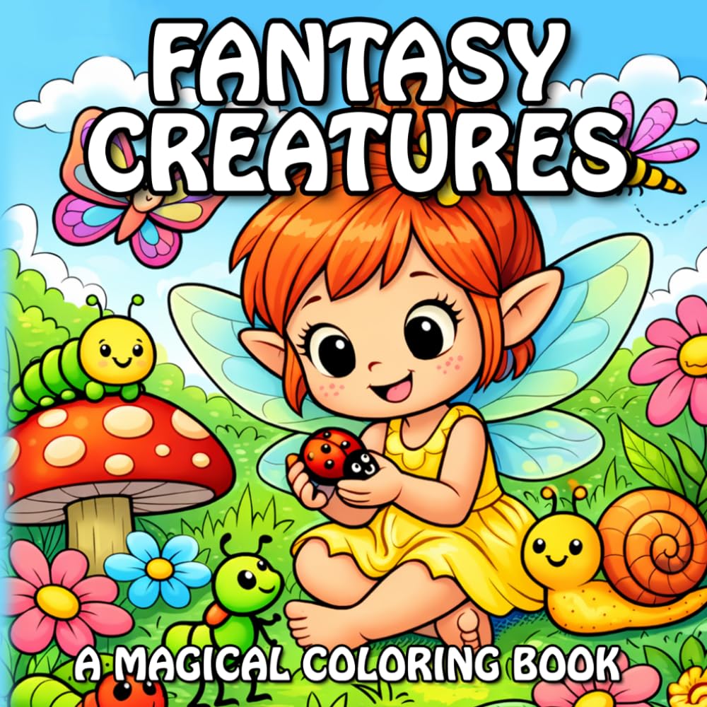 Fantasy Creatures: A Magical Coloring Book