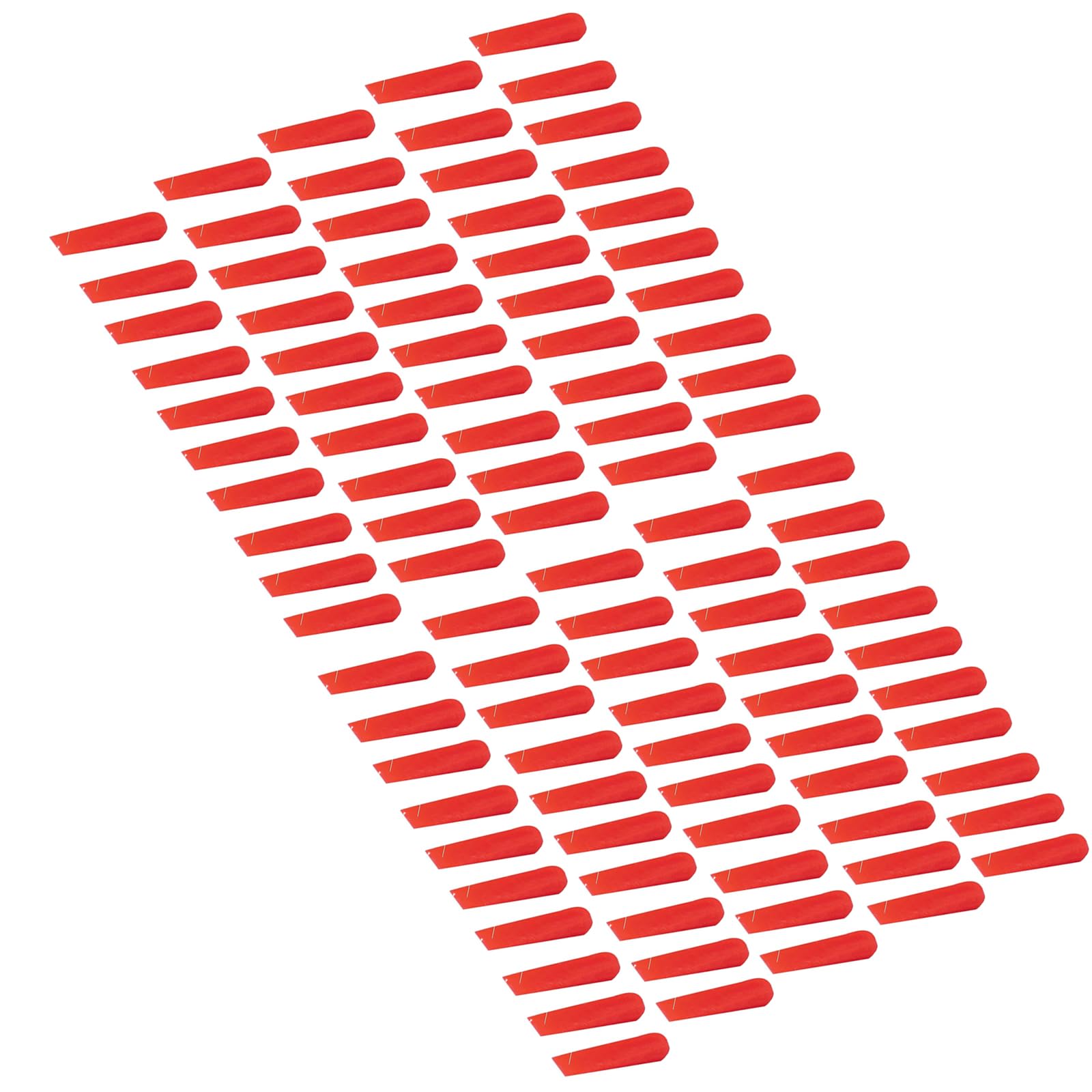 100Pcs Floor Spacers Set Floor Leveling Laying Leveling Wedges Red Leveler Wall Flooring Tiling Tool Tools