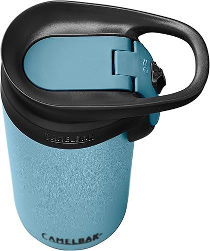 Miniatura 6 de CamelBak Forge Flow - Taza de café y viaje de 12 onzas, acero inoxidable aislado, base de silicona antideslizante, fácil operación con una sola mano