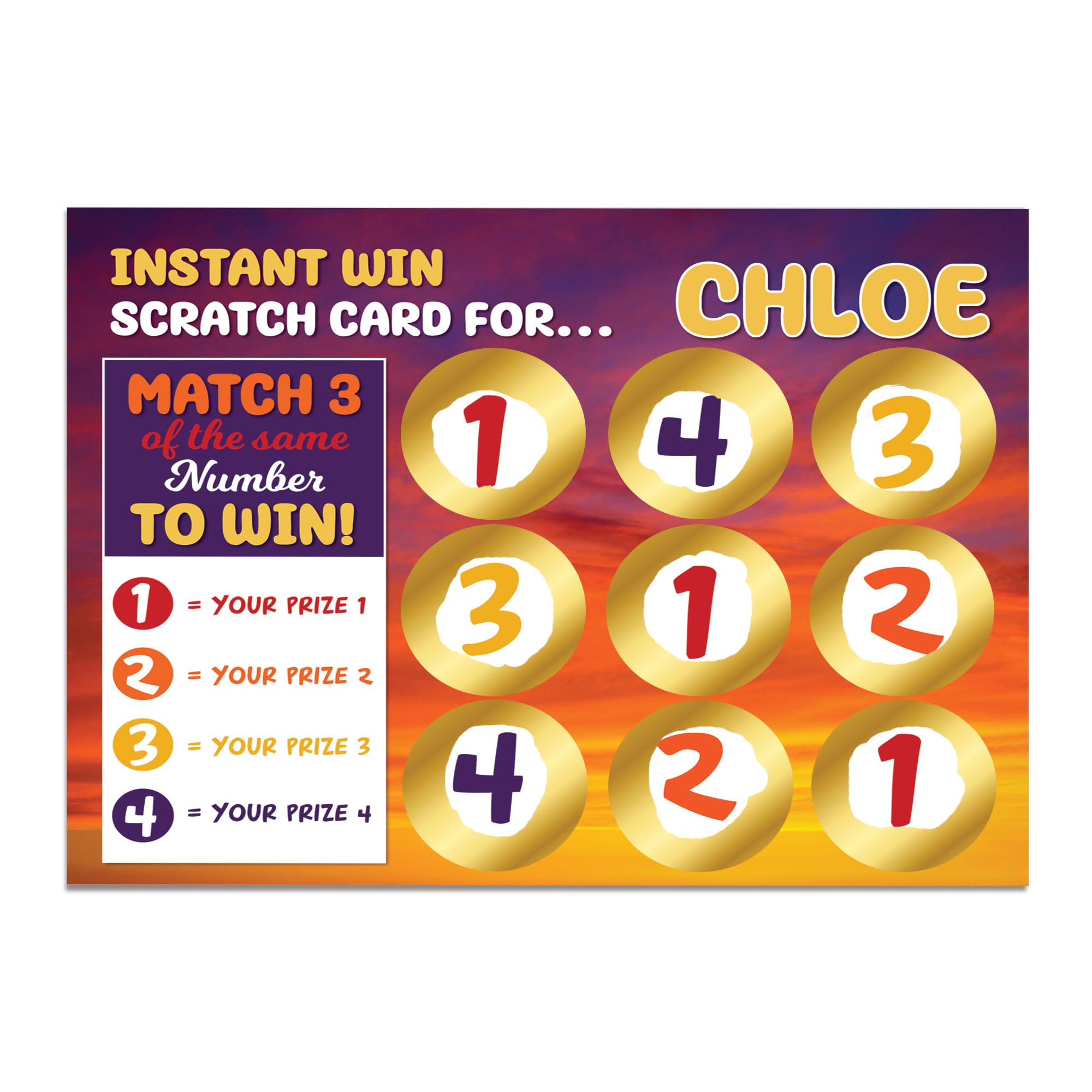 RED OCEAN Personalised Scratch Card Gift For Men or Women, Christmas Birthday Surprise Reveal Card For Friends Boyfriend Girlfrend Husband Wife Sister Brother Mum Dad, Gift For Her Him