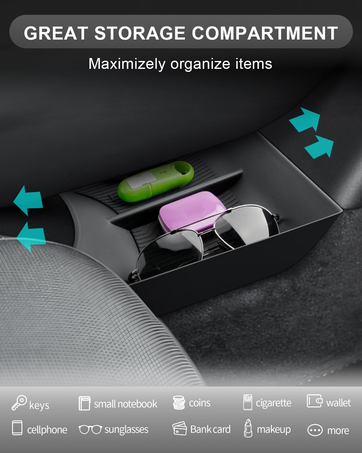 Opbergdoos Voor Cupra Tavascan 2025-2027 – Middenconsole Organizer, ABS-kunststof, Extra Opbergruimte