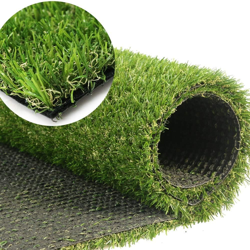 GL Artificial Grass Turf Customized Sizes - Detailed Review 2 GL Artificial Grass Turf Customized Sizes, Artificial Lawn for Dogs, 20MM Thick Faux Grass, Synthetic Outdoor Indoor Rug Area 2FTX16FT(32 Square FT)
