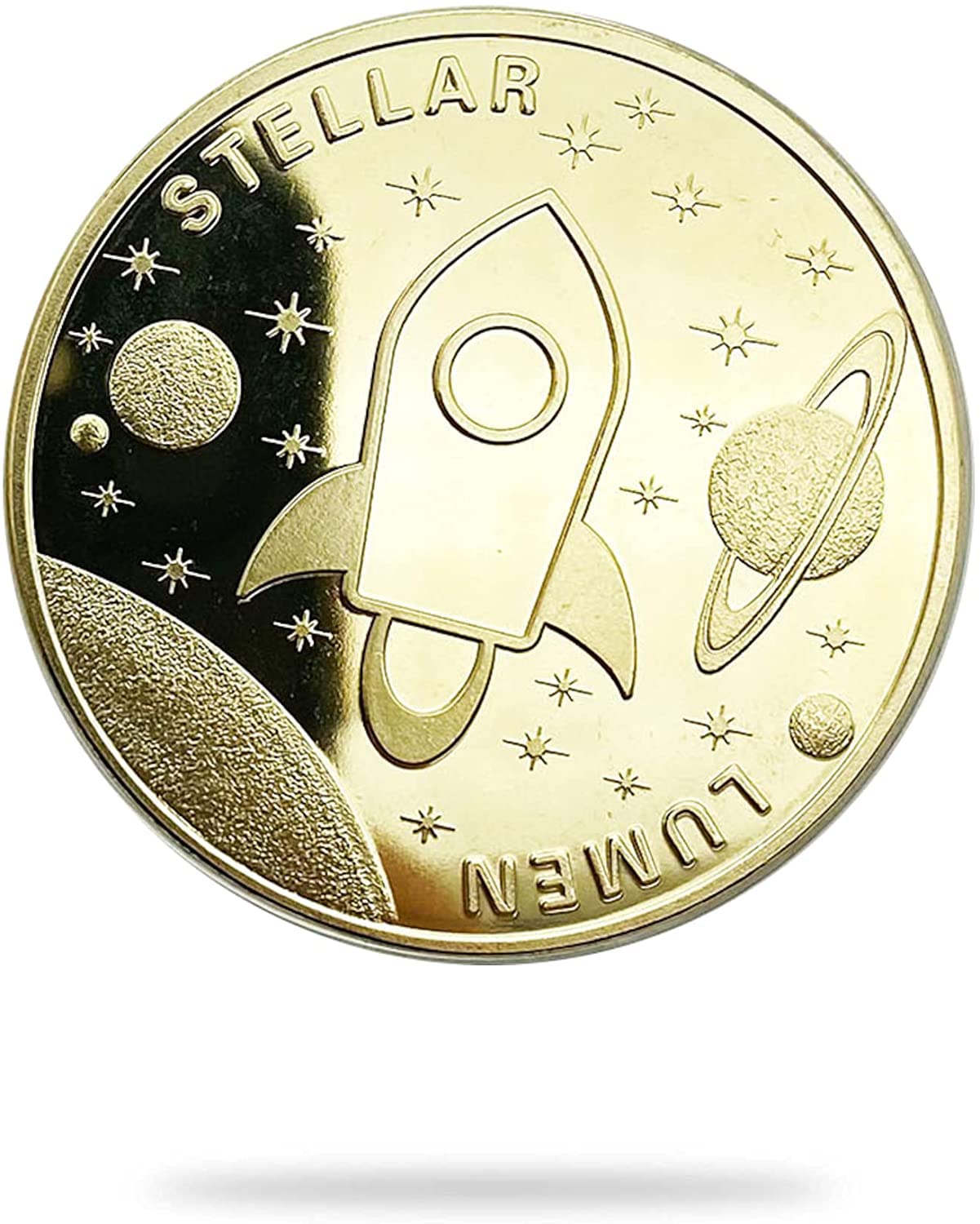 Amazon | 2022年版ステラコイン物理暗号コインXLM LUMEN暗号通貨暗号ビットコインノベルティホビー記念コイン 通販