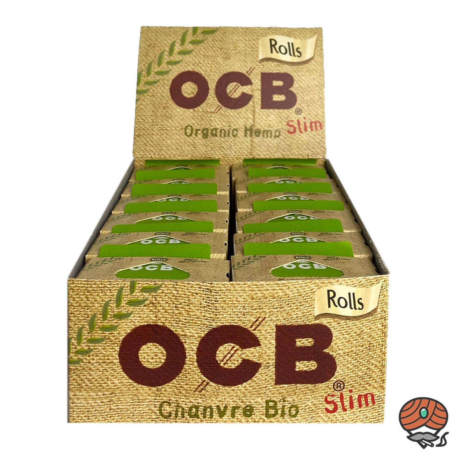 OCB 1009 Organic Hemp Slim Rolls