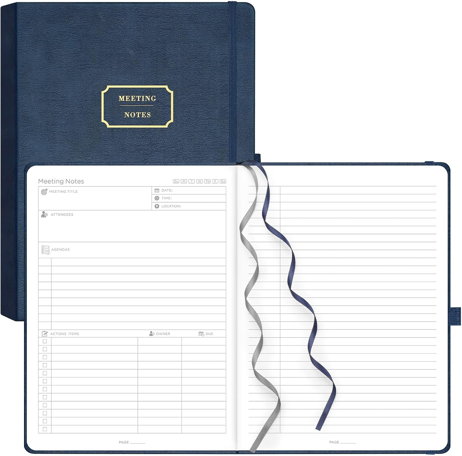EMSHOI Meeting Notebook Agenda, 320 Pages, B5 Size (7.5" x 10")