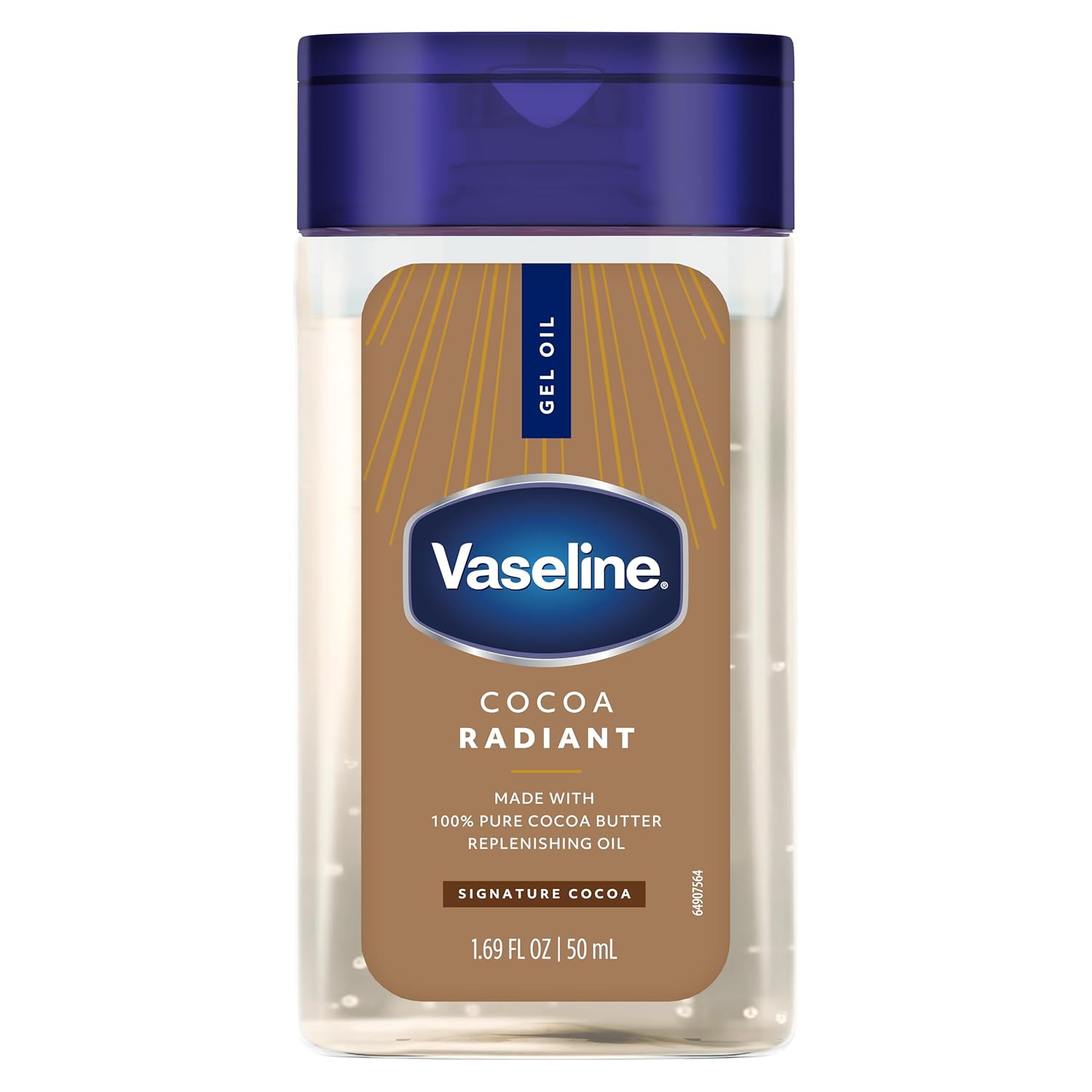 Vaseline Cocoa Radiant Replenishing Oil Gel with Pure Cocoa Butter, Travel Size, 1.69 fl oz, 3 Pack - Image 4