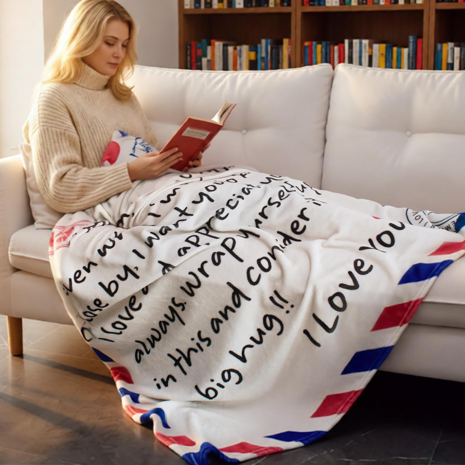 Gifts for Mom from Daughter Son, Mom Blanket Gifts for Mother's Day, Unique Presents for Mother's Birthday, Christmas, Super Soft Flannel Throw Blanket for Couch, Bed (50x60)