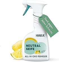 HAKA Neutral Soap Spray All-Purpose Cleaner, 500 ml, Universal Household Cleaner for Kitchen, Bathroom, Mirror, Surfaces, Alcohol-Free, Lemon Fragrance