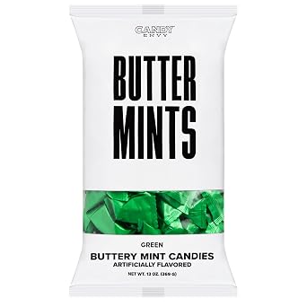Candy Envy - Green Wrapped Buttermints - 13 oz. Bag - 100 Individaully Wrapped Candy Mints