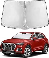 Vista 225 de EcoNour Parasol para parabrisas de camiones con bolsillo de almacenamiento Parasol reflectante de material 240T para protección contra rayos UV