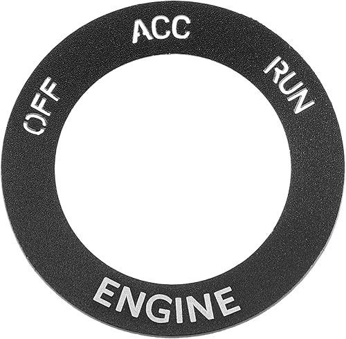 Calcomanía para el botón de encendido y parada del motor para Dodge Challenger Charger 2015-2024, aleación de aluminio, color negro