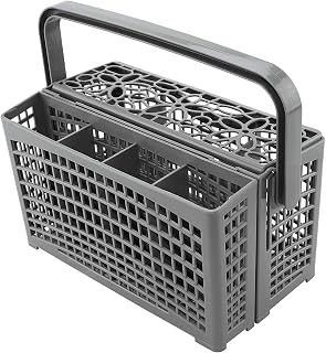 Utiz Panier à couverts universel 2 en 1 pour lave-vaisselle Whirlpool Bosch Maytag Kenmore 23 x 13 x 14,5 cm