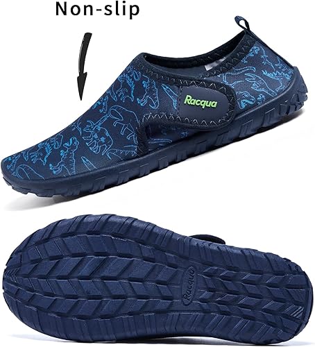 Miniatura 3 de Racqua Zapatos de agua para niños y niñas, de secado rápido, ligeros, deportivos, acuáticos (niños pequeñosniños grandes)