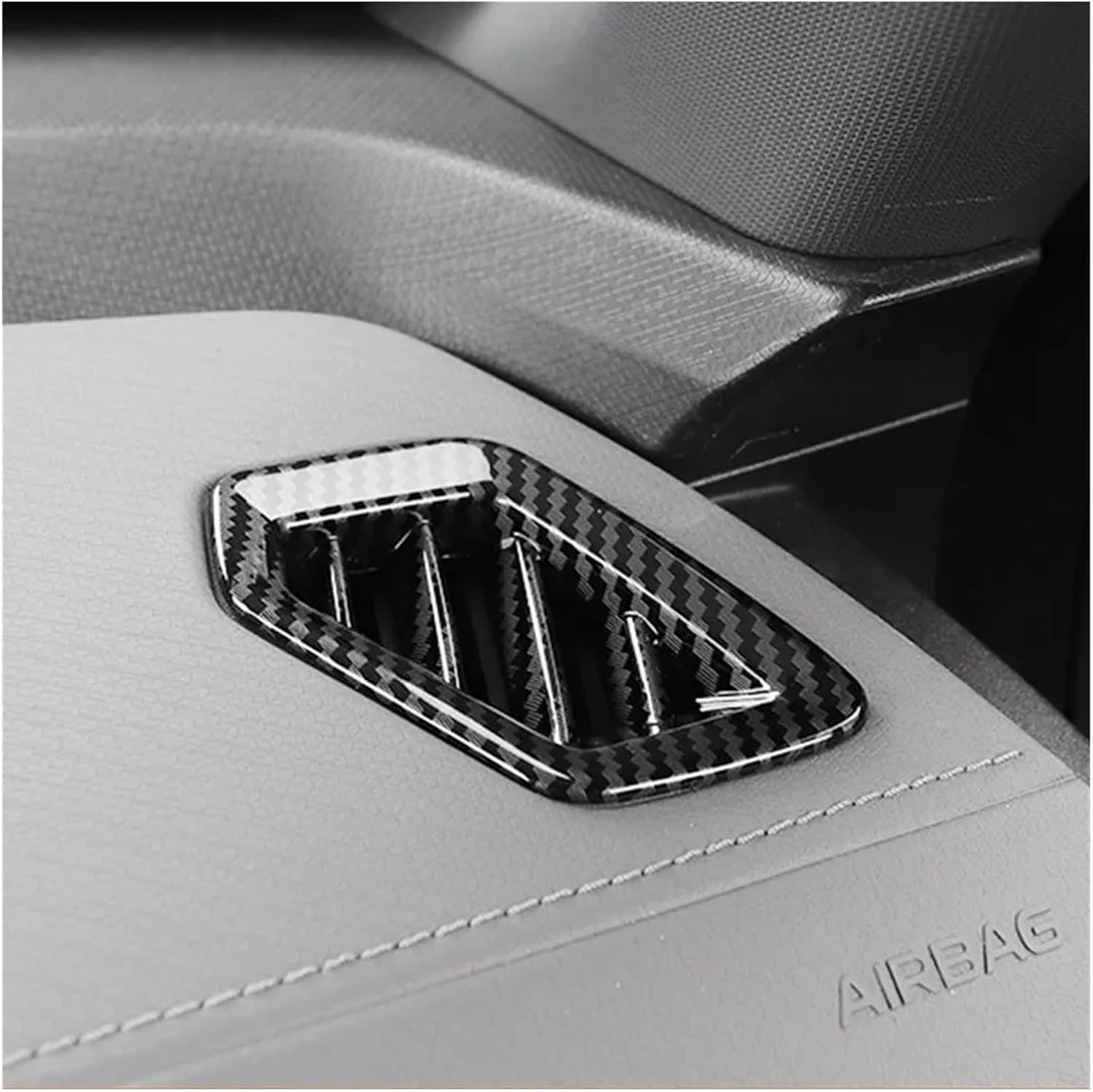 Car Rear Seat Water Cup Holder Front Air Outlets Decoration Cover Parts Compatible for Changan UNI-V 2023 Auto Interior Trim Accessories(Full Set Wood Grain)