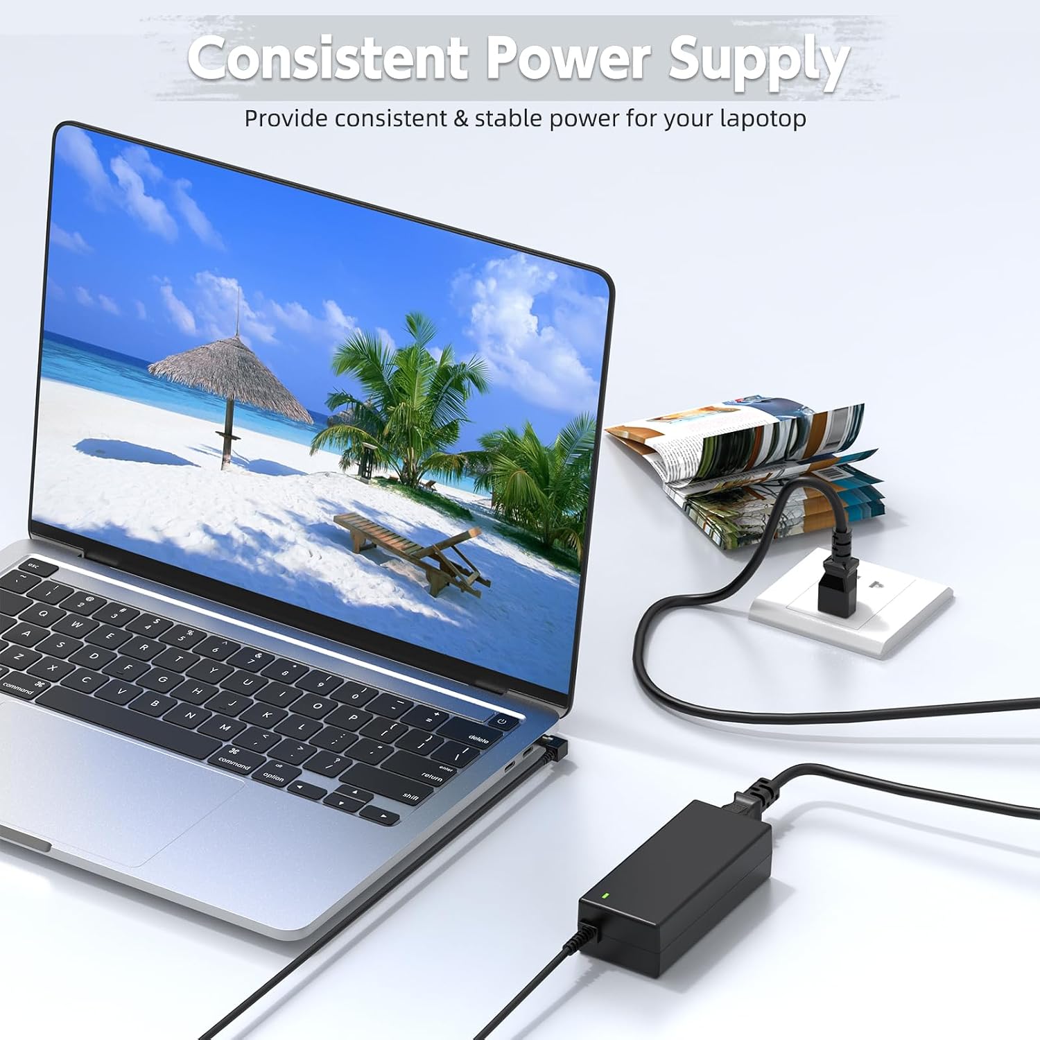 65W Laptop Charger Compatible with Toshiba Satellite C55 C55D C655 C855 C855D L55 L745 L655 L755 P755 S55 S55T A105 A215 A505 A665; PA3822U-1ACA, PA3917U-1ACA, PA5177U-1ACA, PA5178U-1ACA Power Supply | 19V 3.42A 65W replacement adapter for Toshiba. 5.5x2.5mm tip. Includes AC cord, CE/FCC safe, 12-month warranty.