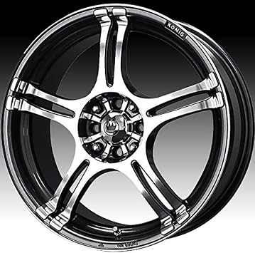 Konig 48A عجلة الحادث مع الانتهاء من تشكيله 16 x7 "/5 x4.52"، +40 mm الأوفست