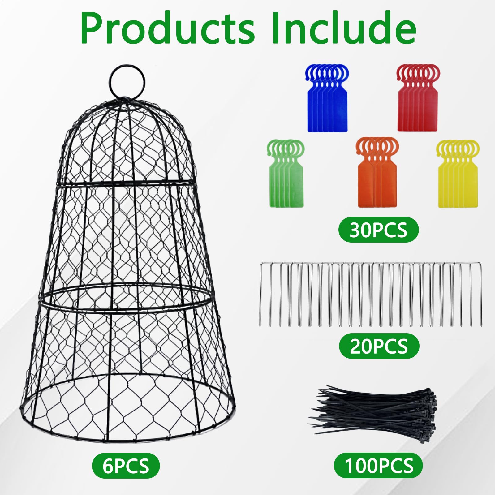 3 protectores para plantas
