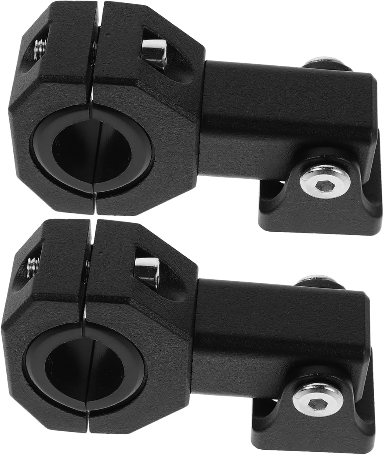 2pcs Motorcycle Rearview Mirror Bracket Mirror Extender Versatile Mounting for Scooters Fog Light Holder Flashlight Mount Easy Installation