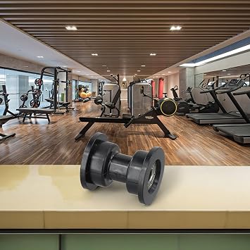 Abdominal Exercise Machine Roller Wheel 40mm Diameter Plastic Bearing for Rowing Equipment Strength Training Fitness Tool UK