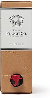 La Tourangelle, Roasted Peanut Oil, Slow Roasted Expeller-Pressed for Rich Flavor, Perfect for Deep Frying & High Heat Coo...