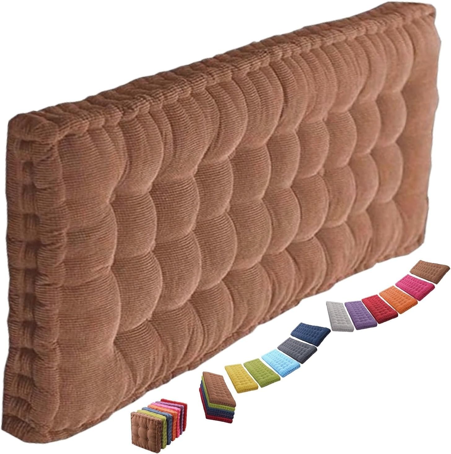 Copertura per panca da giardino di alta qualità, spessore 8-10 cm, impermeabile, antiscivolo, per divano da esterno da 1-4 posti, in schiuma Climaflex, anti-muffa, per porte/patio (#9, 50 x 50 cm)