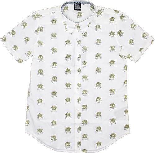 Rock Off Queen Shirt Classic Crest Band Logo All Over Print Nuevo Oficial De Los