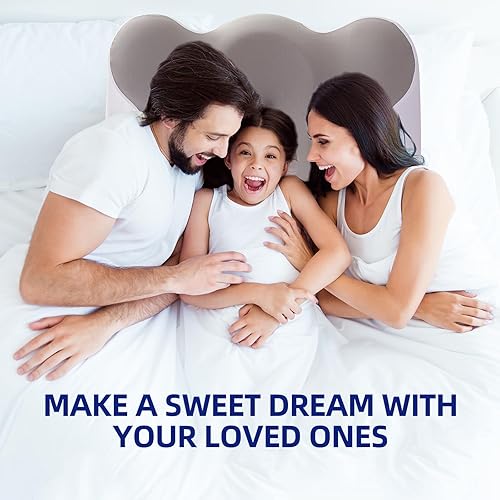 Miniatura 9 de Almohada cervical para el cuello Almohadas de espuma viscoelástica para aliviar el dolor dormir con funda de almohada refrescante, almohada