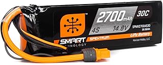 Spektrum 14.8V 2700mAh 4S 30C Smart LiPo Battery: IC3, SPMX27004S30