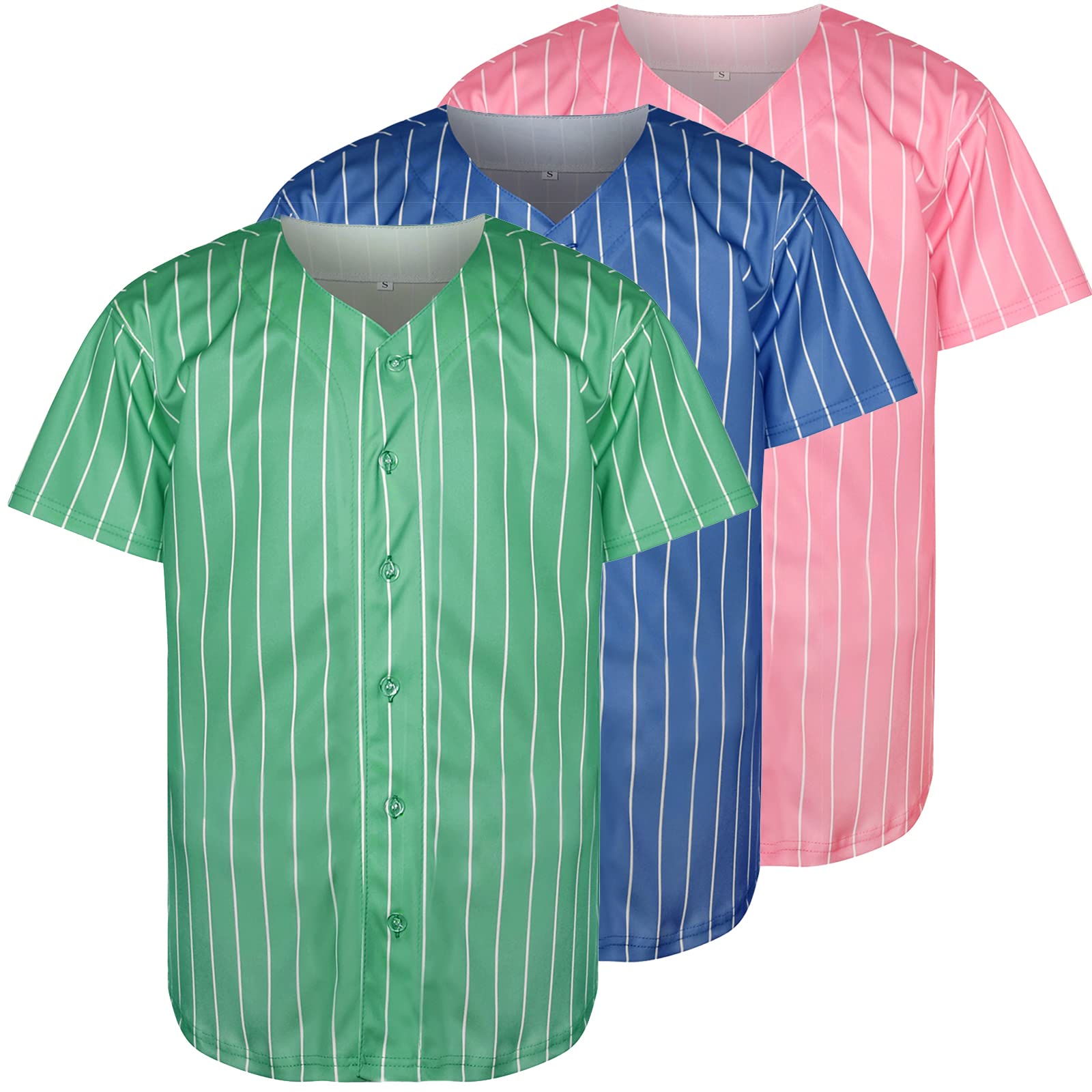 Phoneutrix Blank Plain Hip Hop Hipster Baseball Jersey Button Down Shirts Sports Uniforms Men Women Jersey