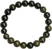 Vista 364 de Amazing Gemstone Pulsera de cristal para mujeres y hombres, pulsera de cristal curativo de protección, pulsera elástica con cuentas de piedras