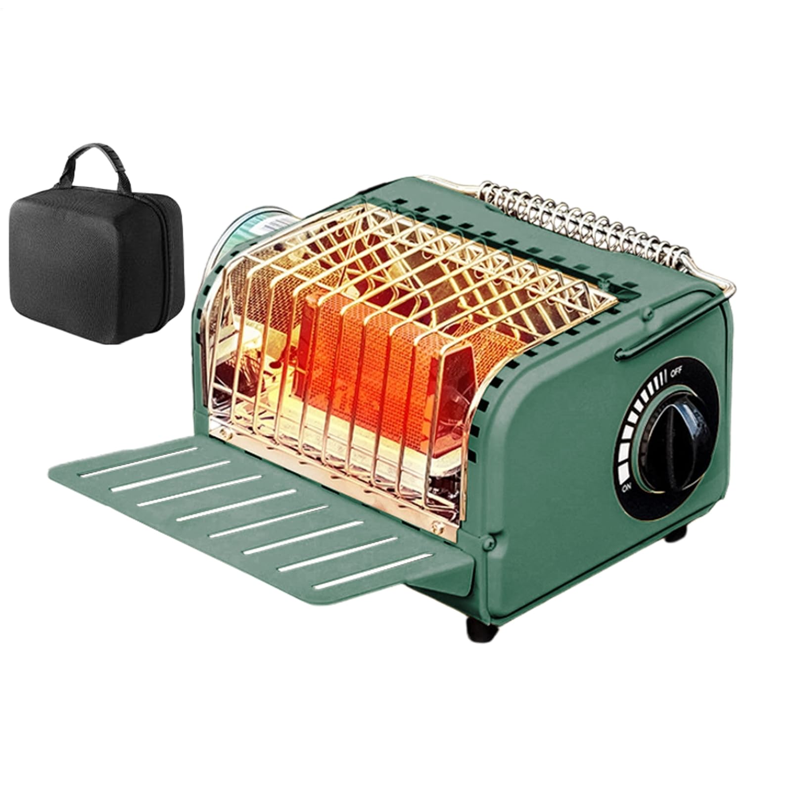 Poêle De Chauffage Pour Tente,1200W Réchaud À Gaz Pour Randonnée Avec Sac De Rangement - Appareil de Chauffage Extérieur Léger | pour Voyage Sac à Dos Plein Air Randonnée Hiver Pêche Loisirs Pique-