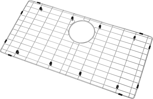 Miniatura 8 de Zeesink Rejilla de fregadero de cocina de 26 1116 x 14 34 pulgadas, rejilla inferior del fregadero, rejilla de fregadero de acero inoxidable y