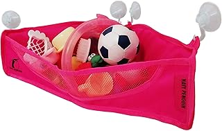 Portagiochi Vasca da Bagno - Ventose Extra Forti – Grande Organizzatore Giocattoli - Contenitore Porta Giochi per Vasca da Bagnetto – Sacca Doccia per Bambini - Borsa a Rete Portaoggetti