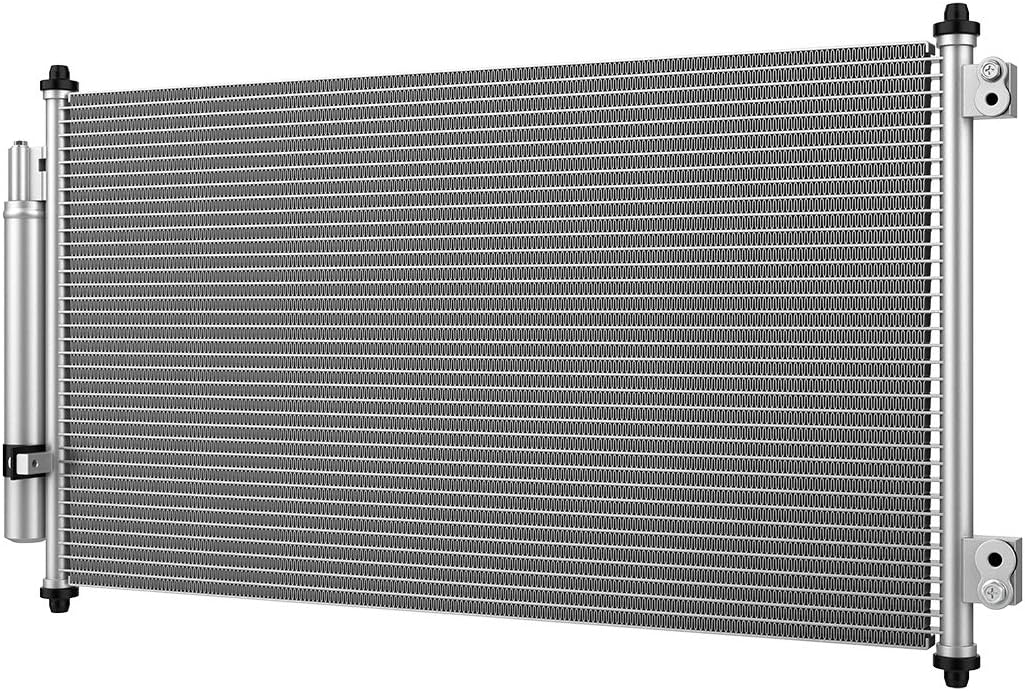 A/C Condenser Compatible with 2008-2012 Honda Accord, 2010-2015 Honda Crosstour - 5/6 Speed Automatic/Manual (2.4L L4 / 3.5L V6)