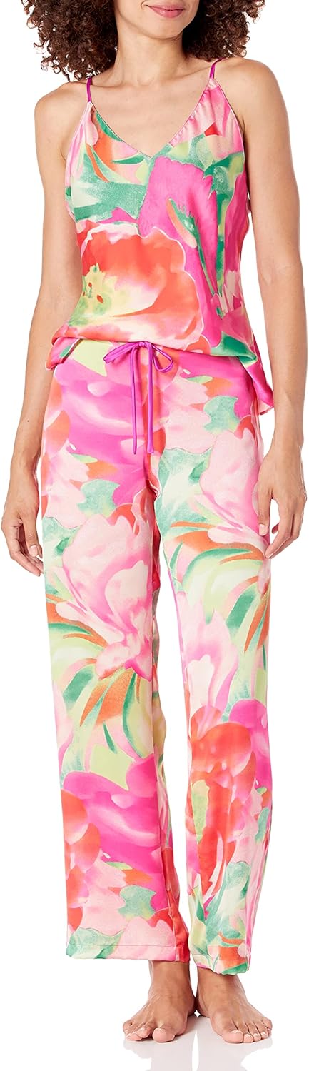 Natori Women's Botan Cami Pj Length 24 1/2"/Inseam 29"