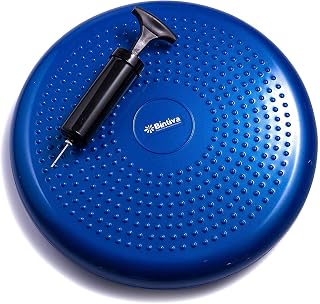 Bintiva Wobble Cushion Balance Disc - 13" Wiggle Seat for Core Strength, Kids Sensory Wiggle, Adult Posture Therapy & Office Chair