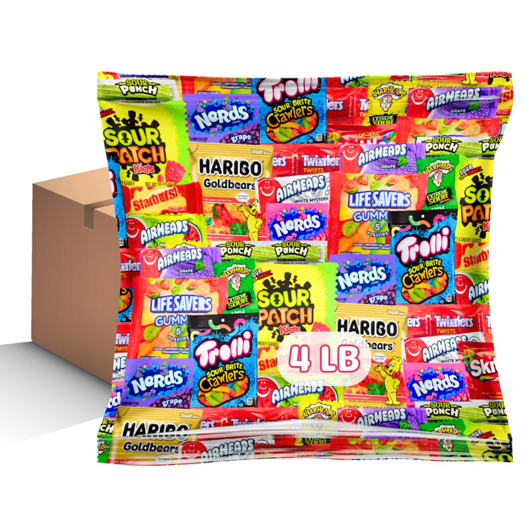 Okida Variety Candy Pack - Assorted Party Candy Individually Packaged - Candy For All Occasions! (64 Oz)