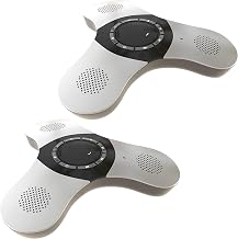 Skywin Bluetooth Conference Speaker with Microphone, 2 Pack Portable Wireless Speaker for Office Desk, Computer, and Laptop, Bluetooth Microphone for Conference Room, and PC, Smart Speakerphone