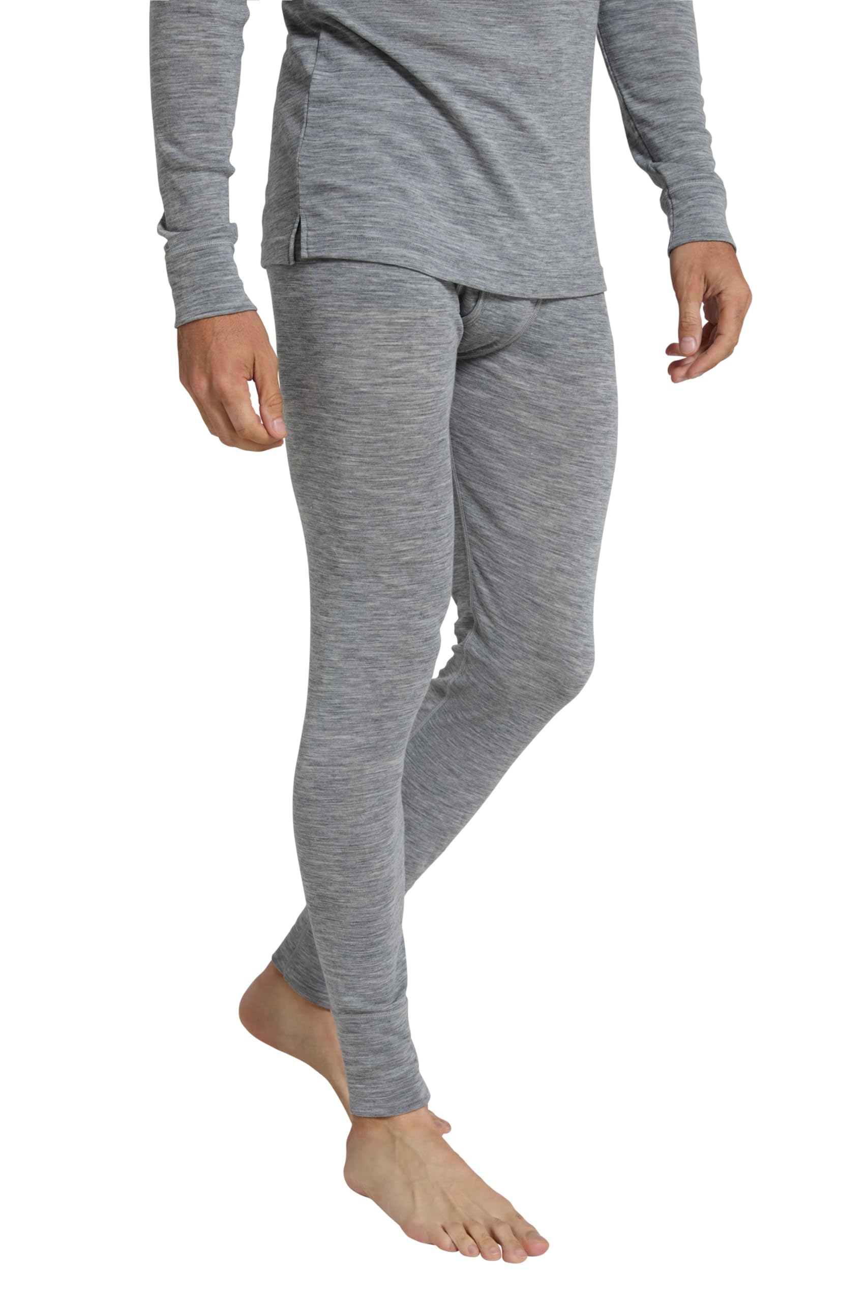 Merino II Mens Pants With Fly - Grey