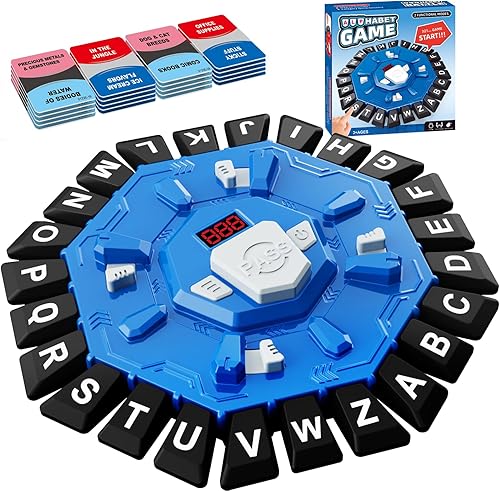 Juego de palabras con pantalla LED, juegos del alfabeto, juego de mesa familiar de ritmo rápido para aprender, jugar, regalos para mayores de 3 años