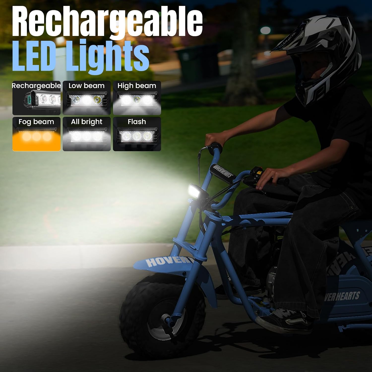 HOVER HEART MB01 Mini Bike engine with pull start