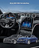 Vista 44 de Protector de pantalla de coche para Ford Edge 2024 2025 2023 2022 2021 (SE/SEL/ST-Line/Titanio/ST) Accesorios Protector de pantalla de vidrio